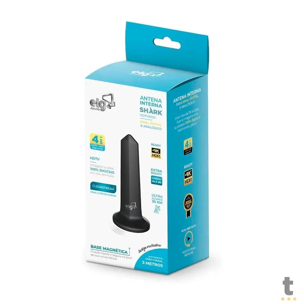 Antena Interna para TV Digital UHF/HDTV ELG - HDTV3000 Truedata