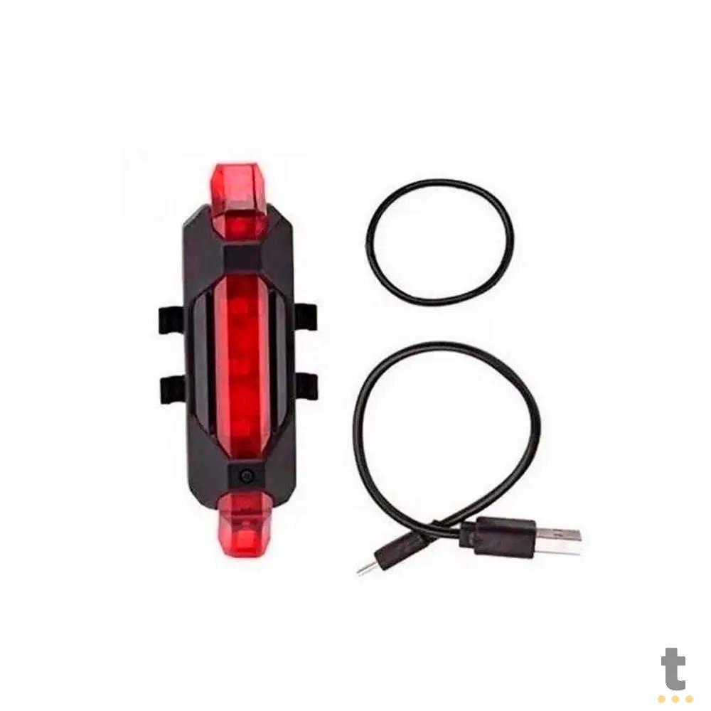 Aparelho de Iluminação Luz de Alerta para Bicicleta - LK-026 Truedata