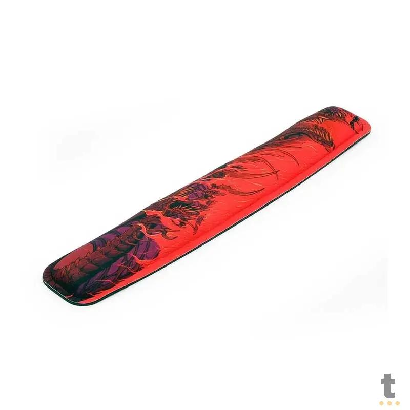 Apoio De Pulso em Gel Redragon Infernal Dragon Shin Vermelho / Preto - ID023 Truedata