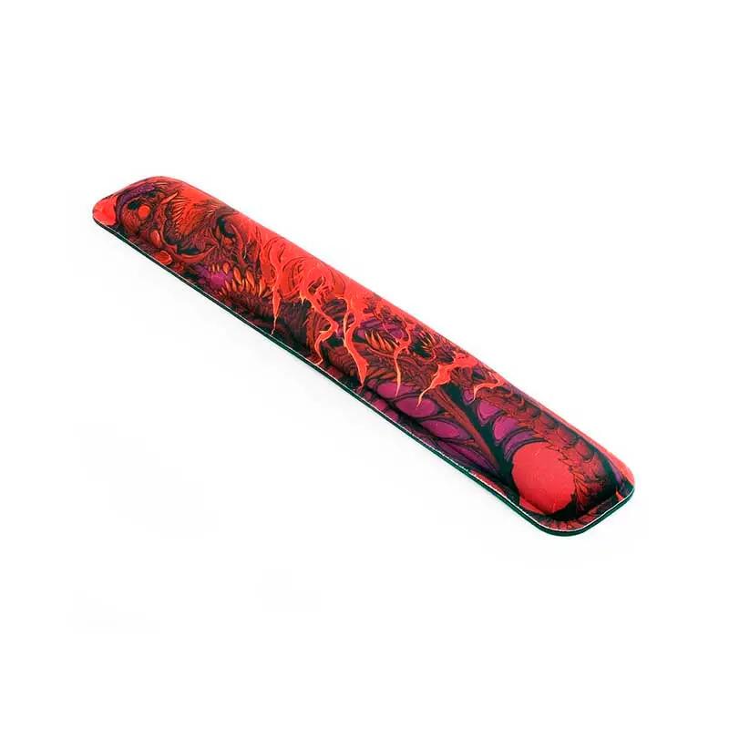 Apoio De Pulso em Gel Redragon Infernal Dragon Shin Vermelho / Preto - ID023 Truedata