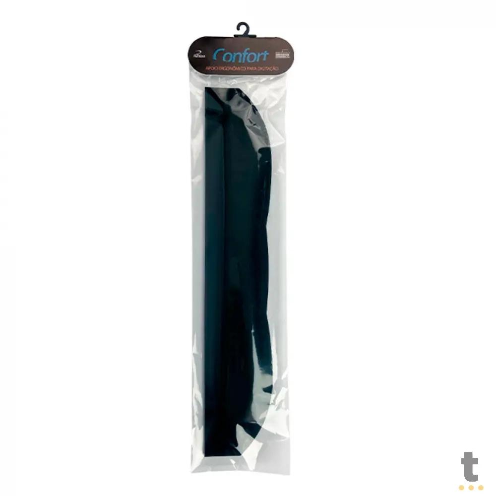 Apoio De Pulso em Gel com Acabamento em Tecido Reliza Preto - 000014 Truedata