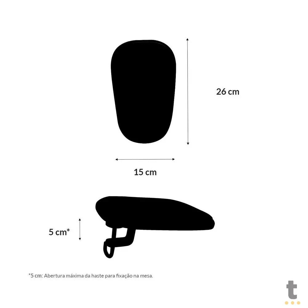 Apoio para Antebraço Magnetico Reliza Preto - 000032 Truedata