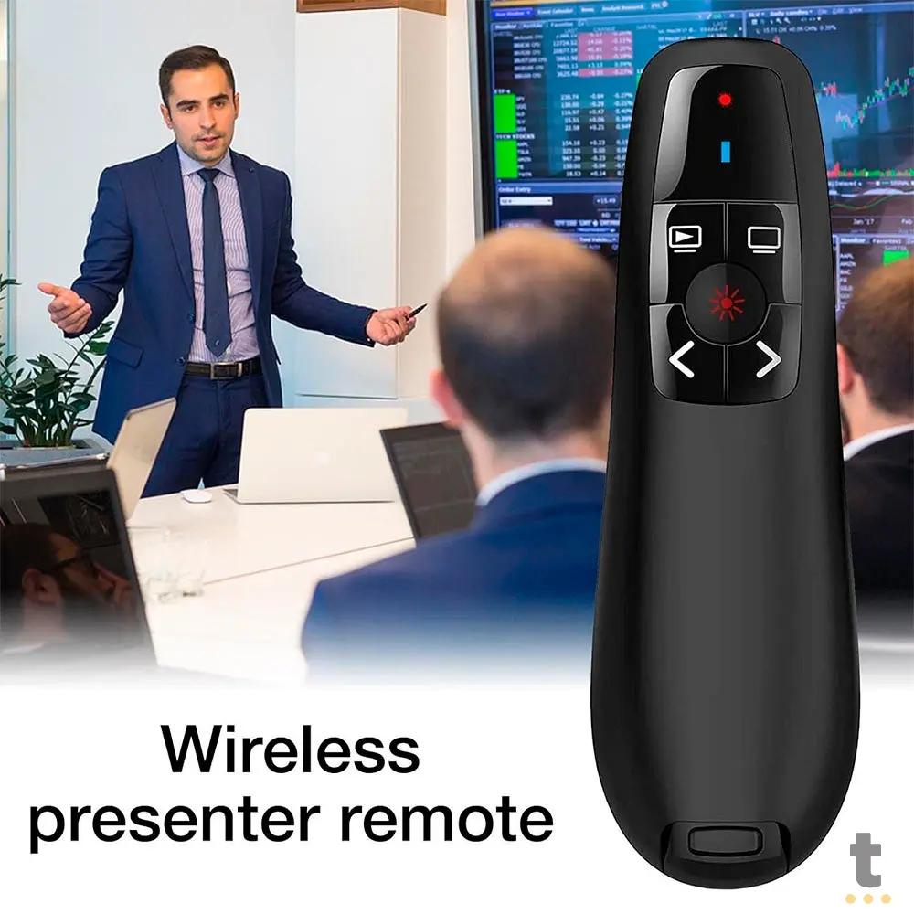 Apresentador Sem Fio Wireless Laser Pointer Clicker 2.4GHz - Fenlan Truedata
