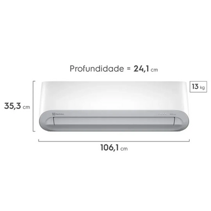 Ar-Condicionado Split Color Adapt 18.000 BTUS Frio Classe E UE18FUI18F - Electrolux