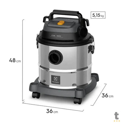Aspirador de Pó e Água ThermoControle C/ Função Sopro Electrolux GT20I Cinza Truedata