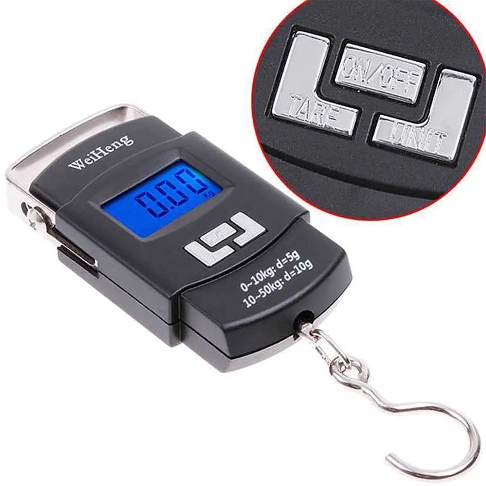 Balança Digital Portátil Com Gancho - Até 50 Kg Truedata