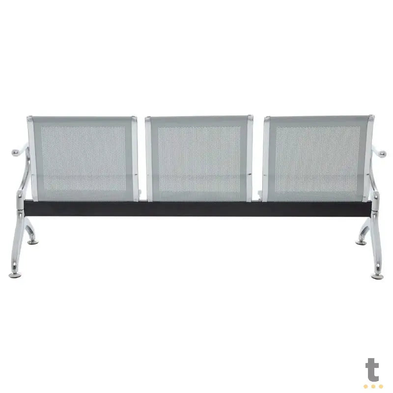 Banco Longarina em Aluminio 3 lugares Truedata