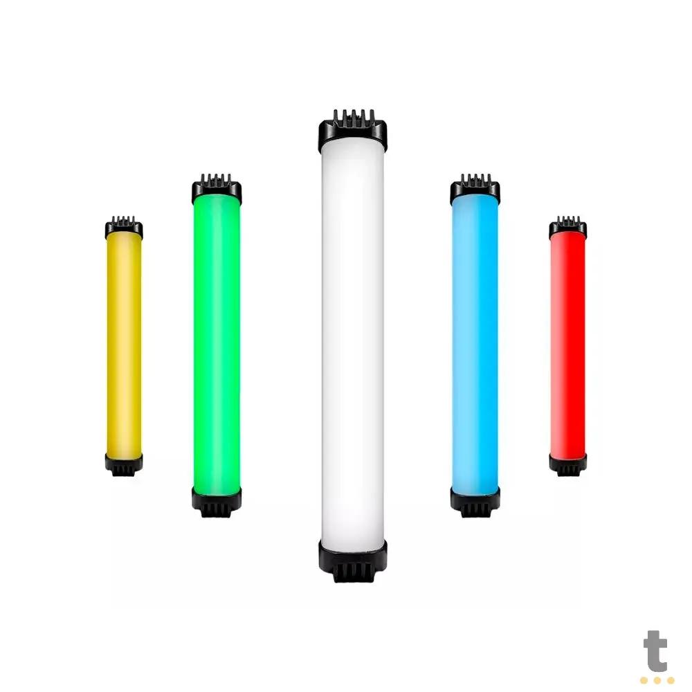 Bastão de Luz RGB Led Iluminação Colorida Tomate - MLG-118RGB Truedata