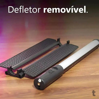 Bastão de Luz com Defletores C/ Iluminação RGB e Controle Remoto Oberon - OR-PL05 Truedata