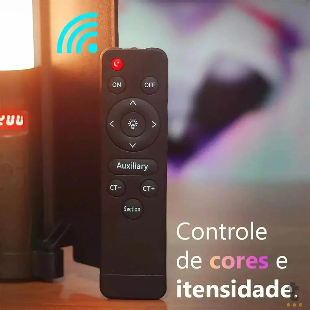 Bastão de Luz com Defletores C/ Iluminação RGB e Controle Remoto Oberon - OR-PL05 Truedata