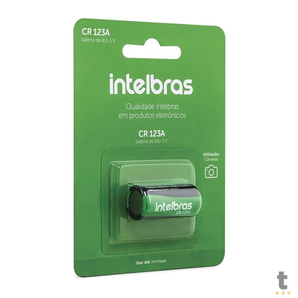 Bateria 3v Cilíndrica Cr123A Intelbras