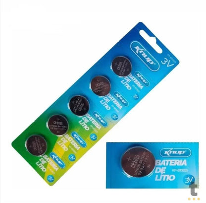 Bateria 3v Tipo Botão Cr2025 Knup Truedata