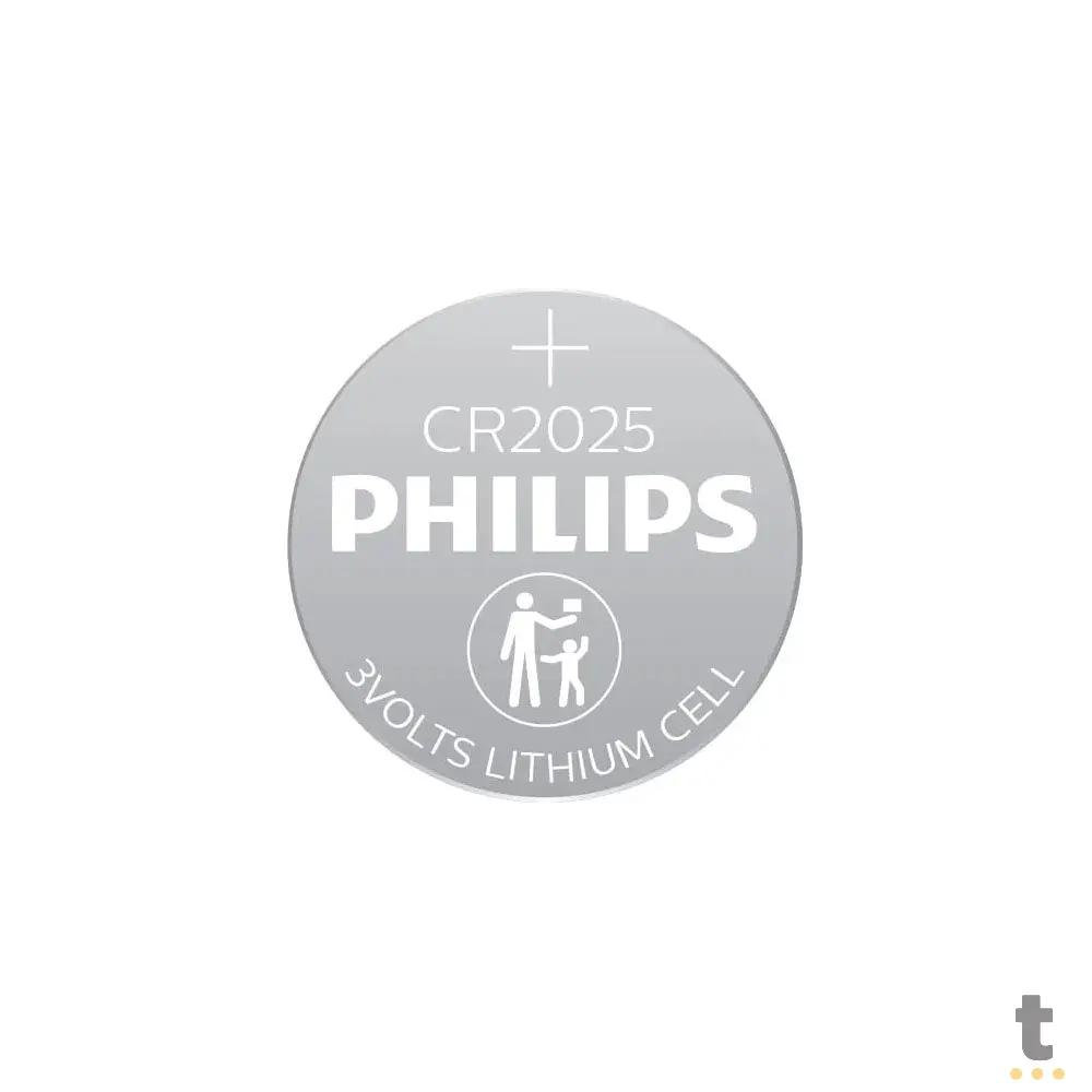 Bateria 3v Tipo Botão Cr2025 Philips - CR2025P5B/59 Truedata