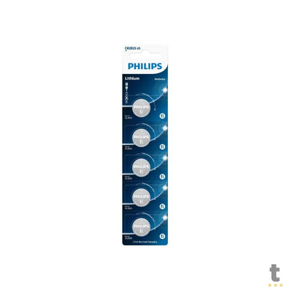 Bateria 3v Tipo Botão Cr2025 Philips (Cartela com 5) - CR2025P5B/59 Truedata