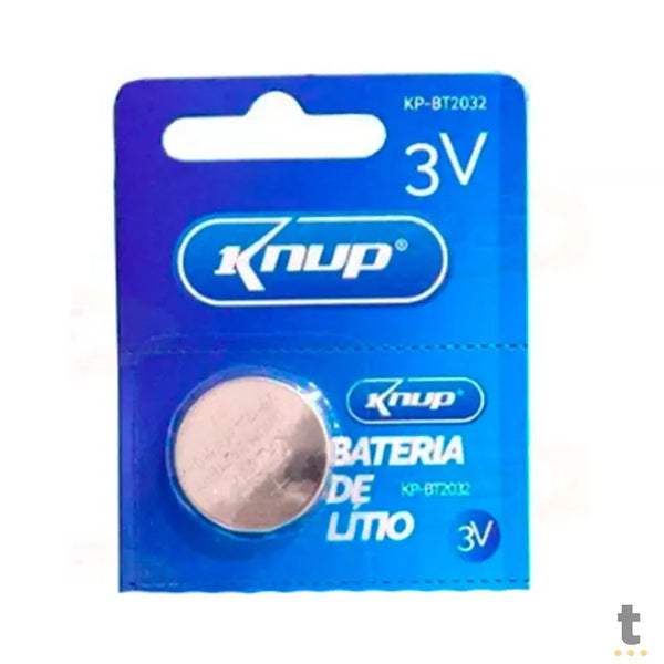 Bateria 3v Tipo Botão Cr2032 Knup Kp-Bt2032