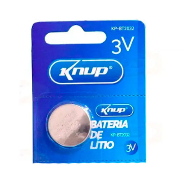 Bateria 3v Tipo Botão Cr2032 Knup Kp-Bt2032