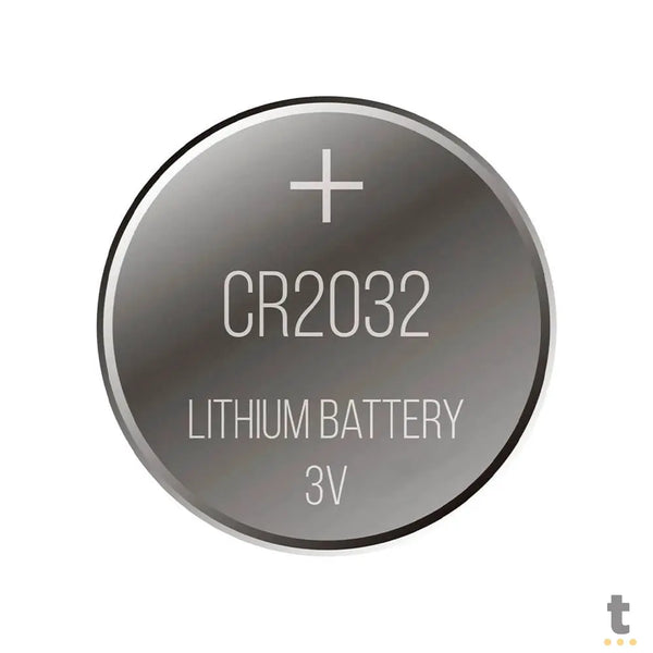 Bateria 3v Tipo Botão Cr2032 Lithium