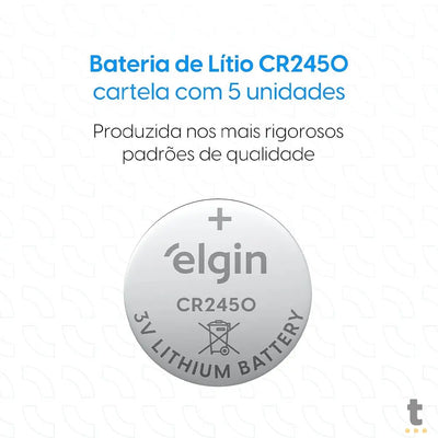 Bateria 3v Tipo Botão Cr2450 Intelbras