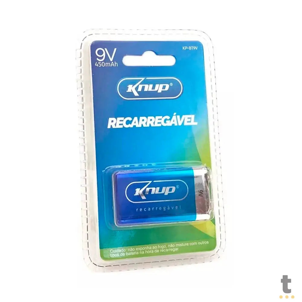 Bateria 9v 450Mah Recarregável Knup Truedata