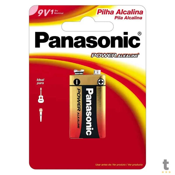 Bateria 9v Alcalina Panasonic