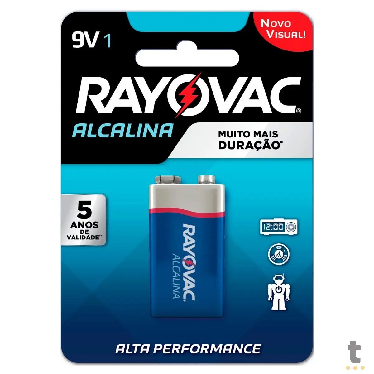Bateria 9v Alcalina Rayovac - 20984 Truedata