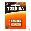Bateria 9v Toshiba Heavy Duty - 6F22KG Truedata