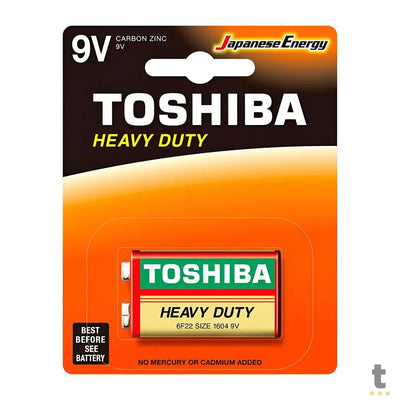 Bateria 9v Toshiba Heavy Duty - 6F22KG