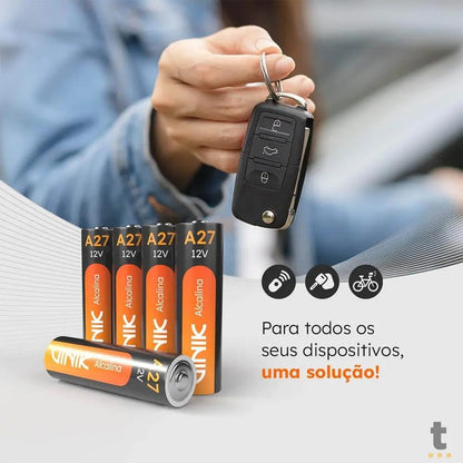 Bateria Alcalina 12v A27 Vinik - VB27B5 Truedata