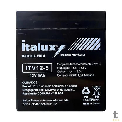 Bateria Para Nobreak 12v 5ah (Vrla Itv12-5ah) Truedata