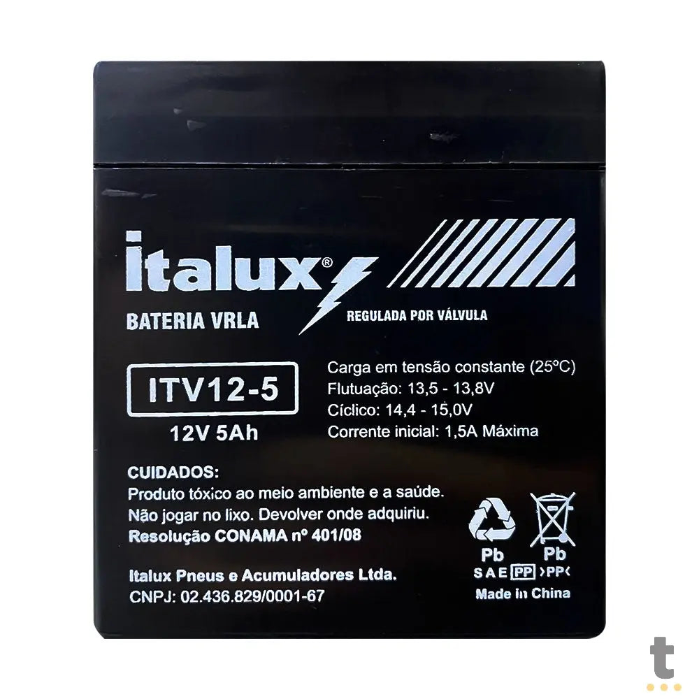 Bateria Para Nobreak 12v 5ah (Vrla Itv12-5ah) Truedata