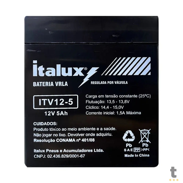 Bateria Para Nobreak 12v 5ah (Vrla Itv12-5ah)