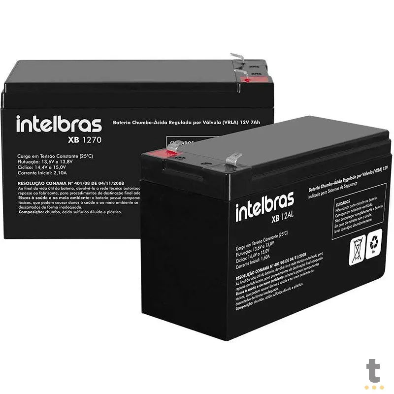 Bateria Para Nobreak 12v 7ah Intelbras Xb1270 - 4821000 Truedata