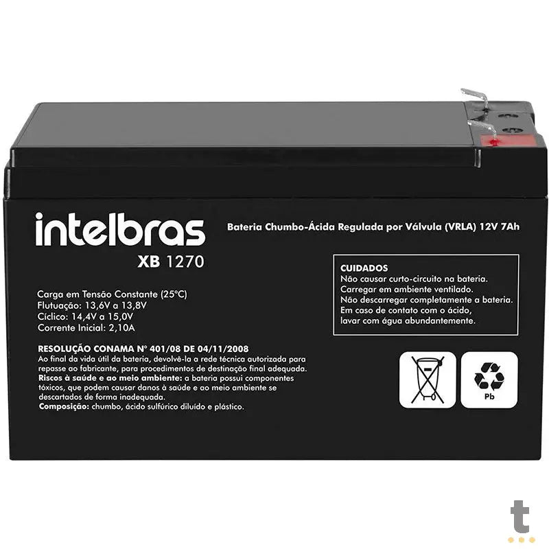 Bateria Para Nobreak 12v 7ah Intelbras Xb1270 - 4821000 Truedata