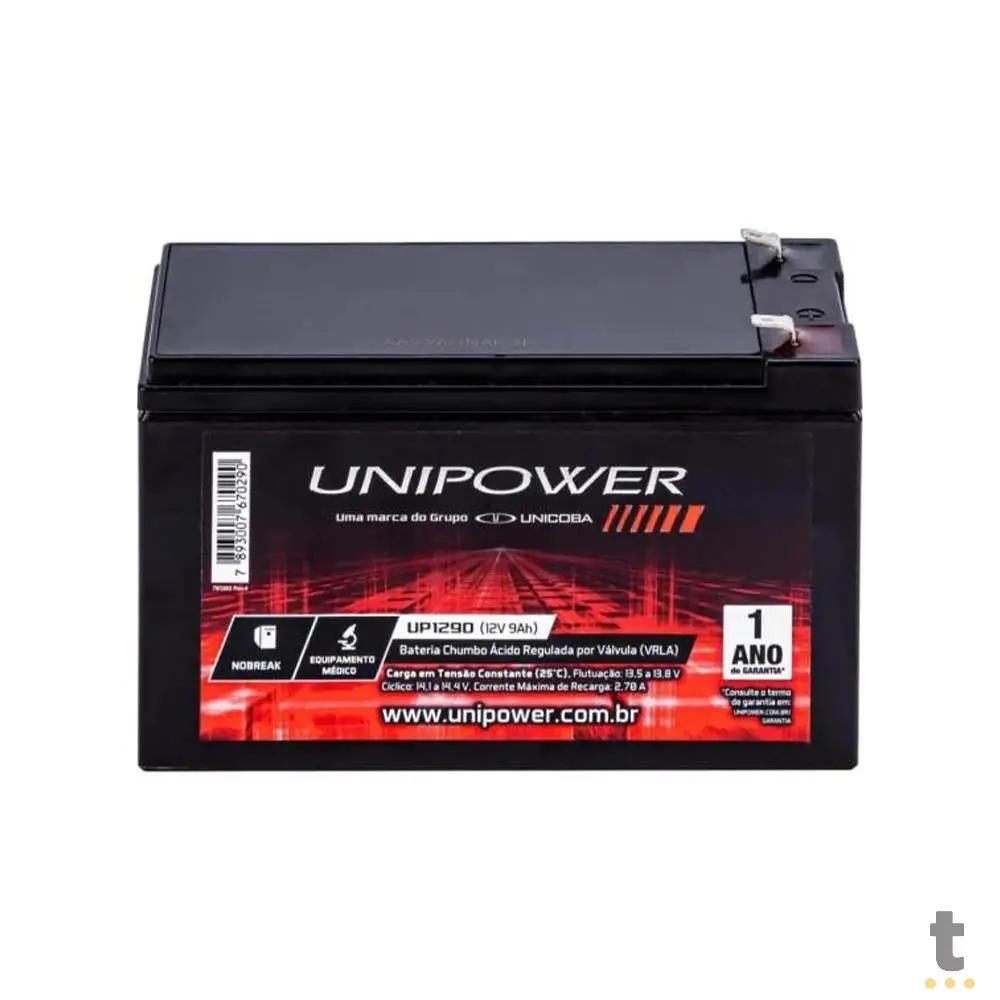 Bateria Selada 12V 9A VRLA UNIPOWER - UP1290 Truedata