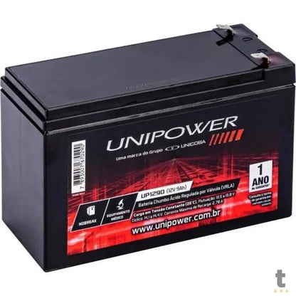 Bateria Selada 12V 9A VRLA UNIPOWER - UP1290 Truedata