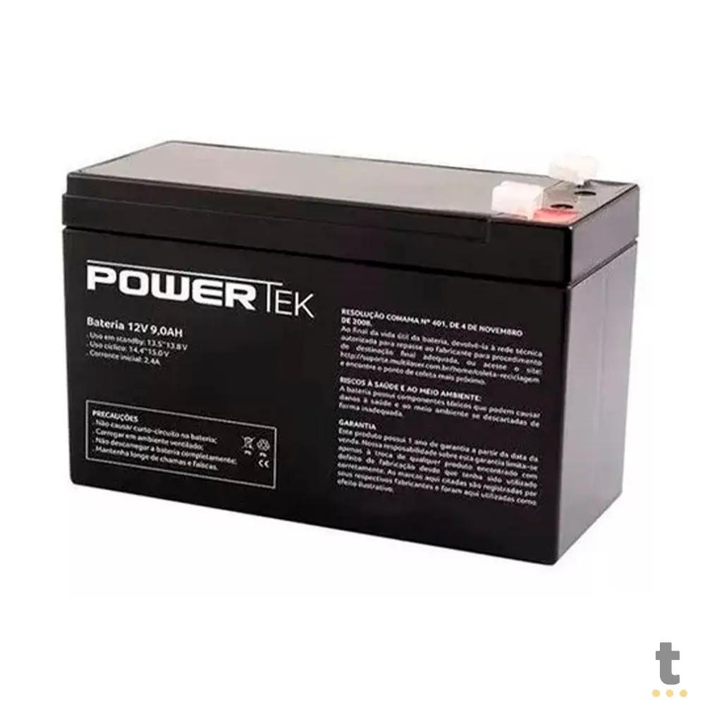 Bateria para Nobreak 12v 9ah PowerTek Flex - EN015 Truedata