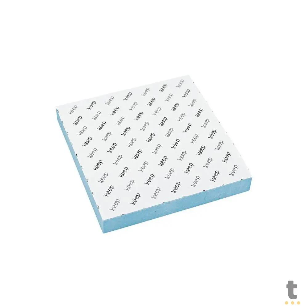 Bloco Adesivo 75x75mm Azul 100 Folhas Keep - EI019 Truedata
