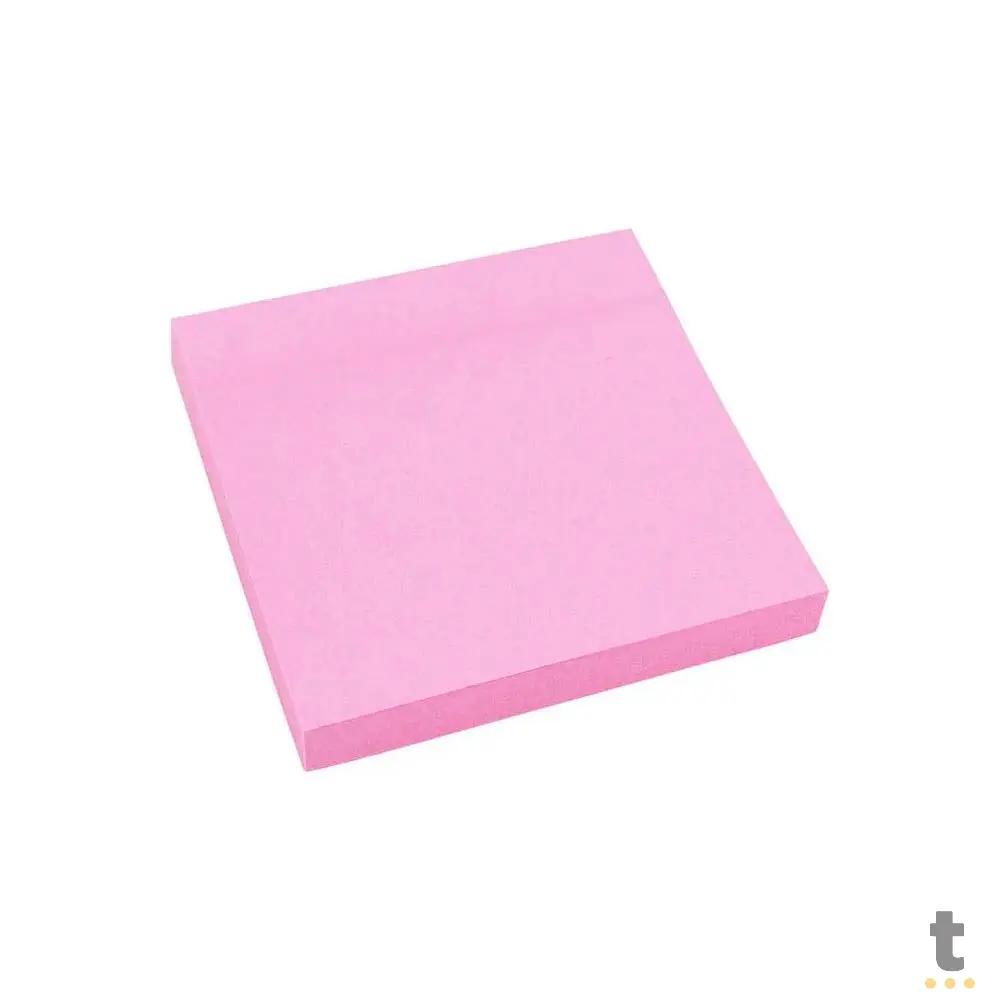 Bloco Adesivo 75x75mm Rosa 100 Folhas Keep - EI021 Truedata