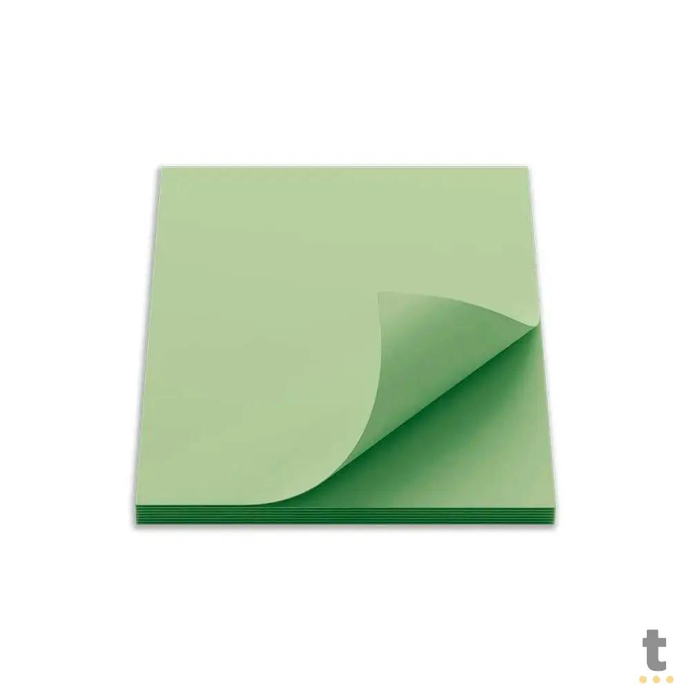 Bloco Adesivo 75x75mm Verde 100 Folhas Keep - EI020 Truedata