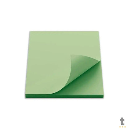 Bloco Adesivo 75x75mm Verde 100 Folhas Keep - EI020 Truedata