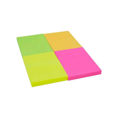 Bloco Adesivo com 4 Cores Neon 4x50 Folhas Keep - EI012 Truedata
