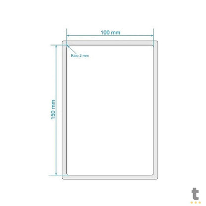 Bobina Impressora Rolo Etiqueta Bopp plástica 10 X 15 Cm / 100 X 150 Mm Truedata