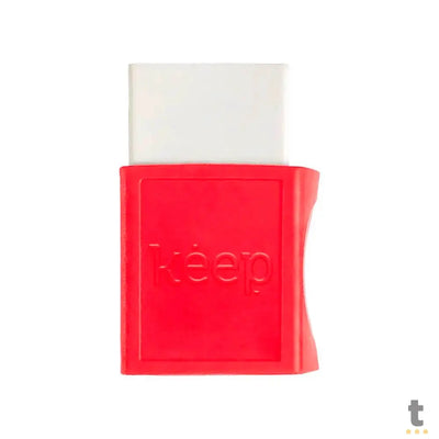 Borracha Branca com Cinta Vermelha Keep - EI128