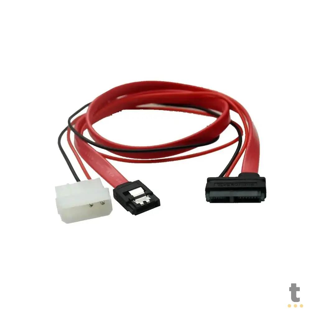 Cabo Adaptador Dados e Energia Molex x Sata 7P + 6/7P 45cm Grasep - D-CIC05 Truedata