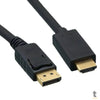 Cabo Adaptador Displayport Hdmi 1.5m 4K 144Hz - DP-HD Truedata