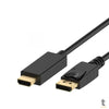 Cabo Adaptador Displayport Hdmi 1.5m 4K 144Hz - DP-HD Truedata