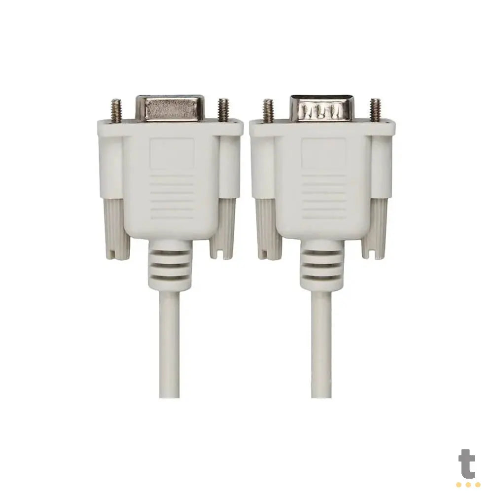 Cabo Adaptador Extensor Serial Db9 Rs232 Macho / Femea - 1.5mts Truedata