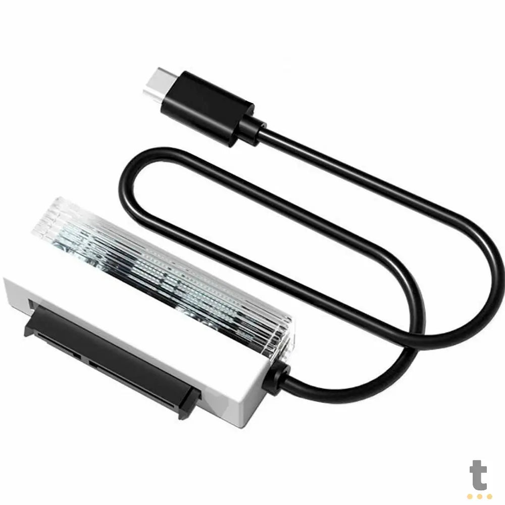 Cabo Adaptador Externo Para HD ou Ssd Sata Para Usb Tipo C - HD827/C Truedata