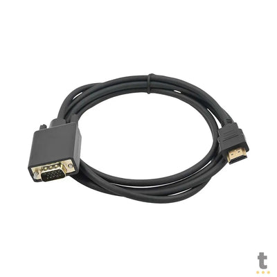 Cabo Adaptador Hdmi Macho x Vga Macho 1.8mts