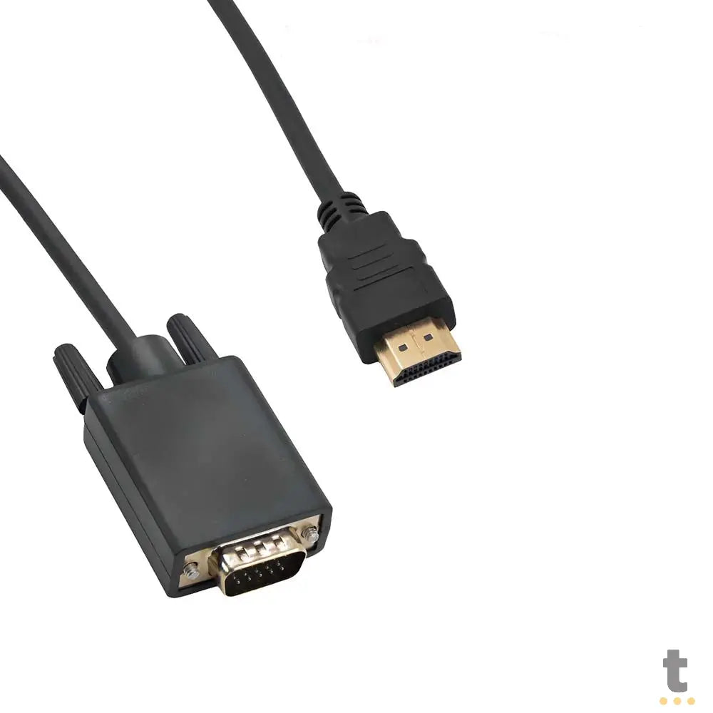 Cabo Adaptador Hdmi Macho x Vga Macho 1.8mts Truedata
